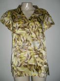 BLUSA CETIM ESTAMPADA.