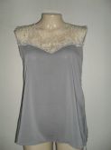 BLUSA CHIFON C/ BORDADO.